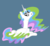 Size: 527x486 | Tagged: safe, artist:lyracorn, princess celestia, alicorn, pony, g4, female, looking at you, smiling, solo, wavy mane