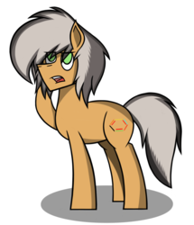 Size: 1365x1588 | Tagged: safe, artist:nguyendeliriam, oc, oc:deliriam, earth pony, pony, confused, male, pose, razor, stallion