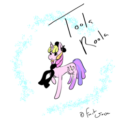 Size: 1000x1000 | Tagged: safe, artist:royalgummy, toola-roola, pony, g3, g3.5, g4, female, g3.5 to g4, generation leap, simple background, solo, transparent background, unicorn toola roola