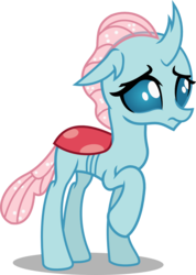 Size: 852x1200 | Tagged: safe, artist:seahawk270, ocellus, changedling, changeling, g4, school daze, female, raised hoof, shy, simple background, solo, transparent background, vector, 👒🕍ocellus