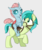 Size: 909x1080 | Tagged: safe, artist:foal, ocellus, sandbar, changedling, changeling, earth pony, pony, g4, my little pony: friendship is magic, school daze, bridle, changelings riding ponies, cute, diaocelles, duo, female, gray background, horses doing horse things, male, raised hoof, reins, riding, saddle, sandabetes, ship:ocelbar, shipping, simple background, stallion, straight, tack