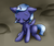 Size: 942x785 | Tagged: safe, artist:shusu, princess luna, alicorn, pony, g4, crying, cute, ear fluff, female, filly, moon, on the moon, sad, sadorable, solo, woona, younger