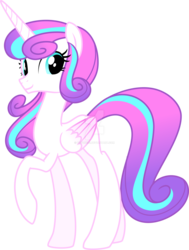 Size: 1600x2113 | Tagged: safe, artist:nstone53, princess flurry heart, alicorn, pony, g4, female, lightly watermarked, mare, older, older flurry heart, raised hoof, simple background, solo, teenage flurry heart, teenager, transparent background, vector, watermark