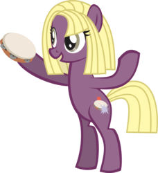 Size: 2440x2679 | Tagged: safe, artist:inkandmystery, earth pony, pony, bipedal, cindy wilson, high res, hoof hold, musical instrument, ponified, simple background, tambourine, the b-52s, transparent background