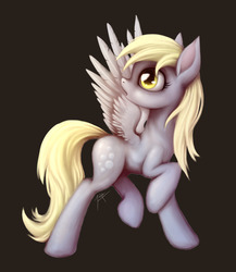 Size: 800x920 | Tagged: safe, artist:zetamad, derpy hooves, g4, female, open mouth, simple background, solo