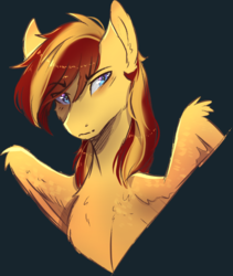 Size: 714x847 | Tagged: safe, artist:myralilth, oc, oc only, oc:archi sketch, pegasus, pony, bust, gray background, male, portrait, simple background, solo