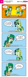 Size: 1783x4912 | Tagged: safe, artist:cakonde, wallflower blush, oc, oc:camellia yasmina, earth pony, pony, unicorn, equestria girls, equestria girls specials, g4, my little pony equestria girls: better together, my little pony equestria girls: forgotten friendship, bilingual, blushing, clothes, comic, comic strip, dialogue, dressing, duo, engrish, equestria girls ponified, female, gasp, gasping, hoof on chest, indonesia, indonesian, looking at each other, mare, ponified, rule 63, shipping, shocked expression, shocking, similarities, smiling, startled, subtitles, sweater, translation