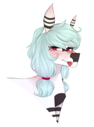 Size: 593x797 | Tagged: safe, artist:riressa, oc, oc only, commission, simple background, solo, tongue out, transparent background, ych result