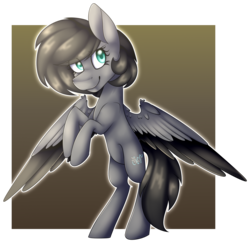 Size: 2053x1993 | Tagged: safe, artist:liamsartworld, oc, oc only, pegasus, pony, gradient background, solo, standing, transparent, transparent background