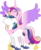 Size: 4740x5790 | Tagged: safe, artist:90sigma, edit, editor:slayerbvc, vector edit, princess cadance, shining armor, alicorn, pony, unicorn, g4, the crystal empire, absurd resolution, accessory swap, cadance riding shining armor, crown, cute, cutedance, daaaaaaaaaaaw, female, floppy ears, happy, hoof shoes, hug, jewelry, male, mare, peytral, ponies riding ponies, regalia, riding, shining adorable, simple background, spread wings, stallion, transparent background, vector, wings