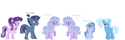 Size: 2168x690 | Tagged: safe, artist:1313jaysong1313, starlight glimmer, trixie, g4, family, female, lesbian, magical lesbian spawn, offspring, parent:starlight glimmer, parent:trixie, parents:startrix, ship:startrix, shipping