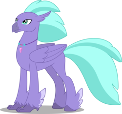 Size: 5000x4676 | Tagged: safe, artist:dashiesparkle, seaspray, classical hippogriff, hippogriff, g4, school daze, .svg available, absurd resolution, feathered fetlocks, jewelry, male, necklace, simple background, solo, transparent background, vector