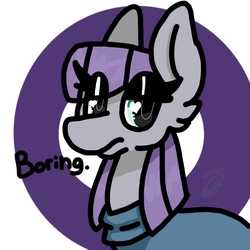 Size: 1000x1000 | Tagged: safe, artist:blazesentry, maud pie, earth pony, pony, g4, female, heart eyes, icon, mare, purple mane, simple background, solo, wingding eyes