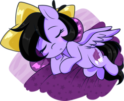Size: 1616x1318 | Tagged: safe, artist:xwhitedreamsx, oc, oc only, oc:quilly, pony, simple background, sleeping, solo, transparent background
