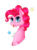 Size: 1509x2048 | Tagged: safe, artist:song-star, pinkie pie, earth pony, pony, g4, bust, female, portrait, simple background, solo, tongue out, transparent background