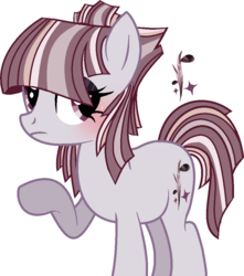 Size: 859x971 | Tagged: safe, artist:6-fingers-lover, oc, oc only, oc:diana rock hoof, earth pony, pony, base used, female, mare, offspring, parent:maud pie, parent:mud briar, parents:maudbriar, simple background, solo, white background