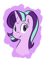 Size: 2048x2732 | Tagged: safe, artist:esfelt, starlight glimmer, pony, unicorn, g4, bust, cute, female, glimmerbetes, high res, looking at you, partial background, portrait, smiling, solo