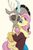 Size: 352x533 | Tagged: safe, artist:akeahi, edit, discord, fluttershy, draconequus, pegasus, pony, g4, cropped, cute, female, folded wings, hug, male, needs more jpeg, ship:discoshy, shipping, simple background, straight