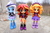 Size: 6000x4000 | Tagged: safe, artist:artofmagicpoland, adagio dazzle, sunset shimmer, trixie, equestria girls, g4, my little pony equestria girls: rainbow rocks, blurry background, doll, equestria girls minis, irl, photo, pony ears, toy