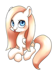 Size: 766x1031 | Tagged: safe, artist:shusu, oc, oc only, pegasus, pony, raspberry, solo, tongue out