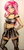 Size: 1474x3068 | Tagged: safe, artist:nolyanimeid, fluttershy, human, g4, belly button, clothes, female, goth, humanized, lidded eyes, midriff, pleated skirt, sexy, simple background, skirt, socks, solo, thigh highs, traditional art, white background, zettai ryouiki