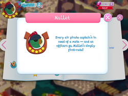 Size: 2048x1536 | Tagged: safe, gameloft, mullet (g4), parrot pirates, g4, my little pony: the movie, game, game screencap, introduction card, klugetown, pirate