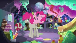 Size: 1920x1080 | Tagged: safe, screencap, mudbriar, pinkie pie, pony, g4, the maud couple, discovery family logo, party cave