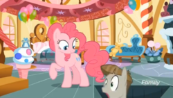 Size: 1058x597 | Tagged: safe, screencap, mudbriar, pinkie pie, g4, the maud couple, great moments in animation