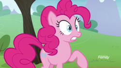 Size: 1920x1080 | Tagged: safe, screencap, pinkie pie, g4, the maud couple, discovery family logo