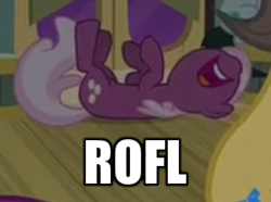Size: 294x219 | Tagged: safe, screencap, cheerilee, g4, the maud couple, discovery family logo, image macro, meme, nose in the air, rofl