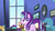 Size: 1920x1080 | Tagged: safe, screencap, starlight glimmer, trixie, g4, the maud couple, capitalism, discovery family logo, equal cutie mark, equality, glowing horn, horn, picture, starlight's room, worried