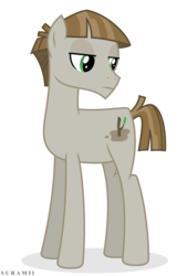 Size: 4048x6000 | Tagged: safe, artist:suramii, mudbriar, earth pony, pony, g4, the maud couple, absurd resolution, lidded eyes, male, simple background, solo, stallion, transparent background, vector