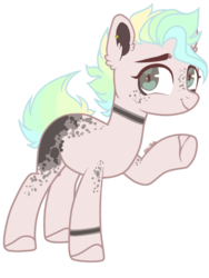 Size: 1024x1365 | Tagged: safe, artist:akiiichaos, oc, oc only, earth pony, pony, base used, female, mare, short mane, simple background, solo, transparent background
