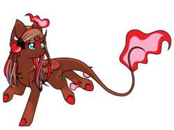 Size: 1396x1042 | Tagged: safe, artist:absolitedisaster08, oc, oc only, oc:chocolates, original species, pony, unicorn, female, fog foal, mare, simple background, solo, transparent background