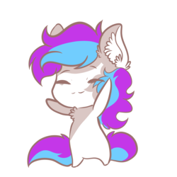 Size: 1000x1000 | Tagged: safe, artist:larae, oc, oc only, oc:spectral bolt, pony, simple background, solo, transparent background