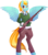 Size: 1024x1164 | Tagged: safe, artist:scarlet-spectrum, lightning dust, pegasus, anthro, unguligrade anthro, g4, clothes, coat, commission, female, goggles, gun, mare, pants, simple background, smiling, solo, transparent background, watermark, weapon