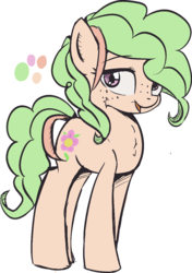 Size: 772x1099 | Tagged: safe, artist:wildrose, oc, oc only, earth pony, pony, design, female, flower, mare, practice, simple background, solo, white background