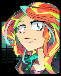 Size: 800x991 | Tagged: safe, artist:tyuubatu, sunset shimmer, equestria girls, equestria girls series, g4, clothes, female, solo