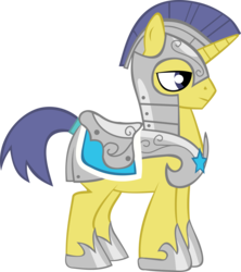 Size: 2419x2729 | Tagged: safe, artist:red4567, comet tail, pony, unicorn, g4, armor, guard, high res, male, royal guard, simple background, solo, stallion, transparent background, unicorn royal guard, vector
