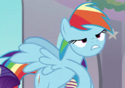 Size: 510x360 | Tagged: safe, screencap, rainbow dash, g4, season 8, cropped, out of context