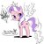 Size: 931x938 | Tagged: safe, artist:moka, diamond tiara, earth pony, pony, g4, blushing, cute, diamondbetes, female, filly, how to draw, jewelry, looking at you, simple background, solo, tiara, tutorial, white background