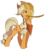 Size: 2687x2891 | Tagged: safe, artist:vistamage, applejack, earth pony, pony, g4, bandana, cowboy hat, female, hat, high res, lasso, mare, mouth hold, rope, simple background, smiling, solo, stetson, transparent background