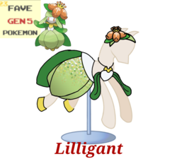 Size: 733x660 | Tagged: safe, artist:ask-nora-the-alicorn, artist:catscat111, artist:catscat112, lilligant, clothes, dress, mannequin, mlp fashion, pokémon, simple background, transparent background