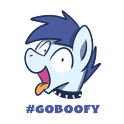Size: 567x567 | Tagged: safe, artist:sugar morning, oc, oc only, oc:slipstream, dog pony, pony, behaving like a dog, boof, boofy, boofy is a good boy, bust, collar, cute, happy, hashtag, male, open mouth, shrunken pupils, simple background, smiling, spiked collar, stallion, tongue out, transparent background