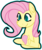 Size: 904x1069 | Tagged: safe, artist:azure-quill, fluttershy, pegasus, pony, g4, bust, female, holding, plushie, portrait, simple background, smiling, solo, transparent background