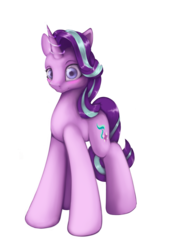 Size: 1480x2160 | Tagged: safe, artist:hitbass, starlight glimmer, pony, unicorn, g4, female, glowing horn, horn, magic, simple background, solo, transparent background