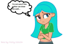 Size: 772x479 | Tagged: safe, artist:bubblinidavinci9801, oc, oc:ramona berry, equestria girls, g4, not happy, original character do not steal, text