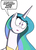 Size: 626x868 | Tagged: safe, princess celestia, pony, g4, female, mistakes were made, reaction image, scalie school, solo