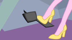 Size: 1680x943 | Tagged: safe, dean cadance, princess cadance, equestria girls, friendship games, g4, clothes, high heels, legs, pedal, pictures of legs, shoes, solo