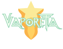 Size: 521x400 | Tagged: safe, artist:mega-poneo, vapor trail, g4, bayonetta, cutie mark, logo, simple background, transparent background